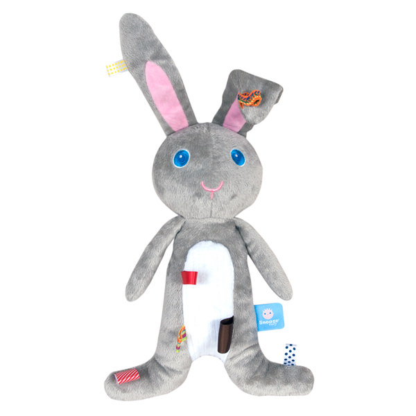 {葡萄好物}迷標籤的小娃一定要有的荷蘭Snoozebaby 小兔Moochi布標安撫玩偶
